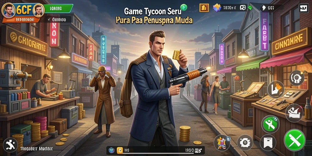 Screenshot menunjukkan gameplay yang menarik dan dinamis dari 6CF.