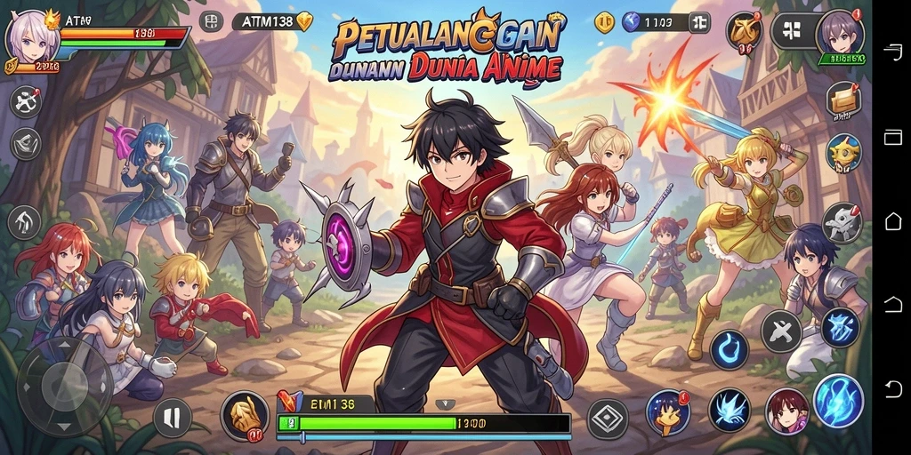 Gameplay seru dan interaktif dalam dunia Anime yang menakjubkan.