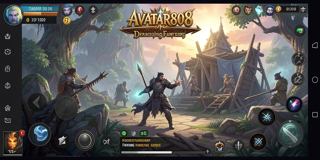 Gameplay SLG yang mendebarkan dalam AVATAR808 terlihat jelas.