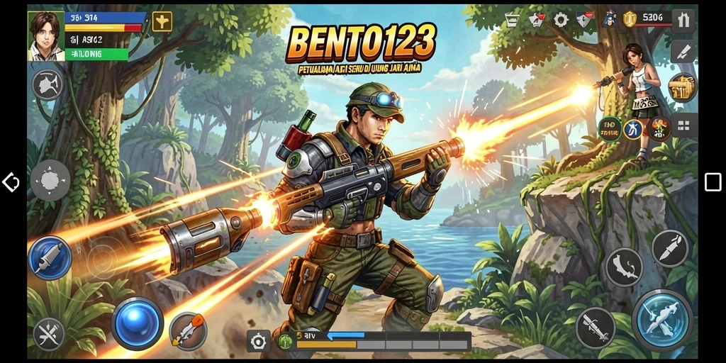 Gameplay mendebarkan dengan aksi seru di BENTO123.