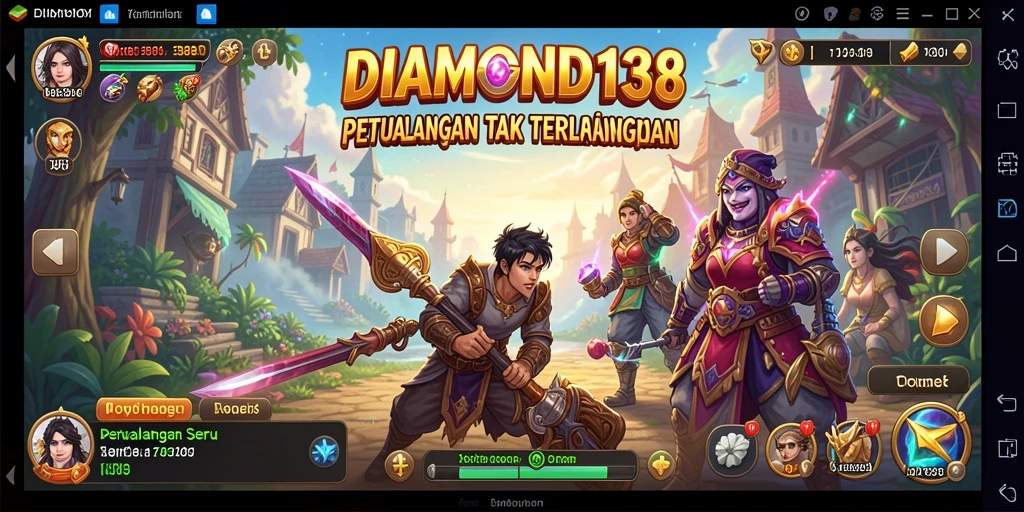 Tampilan gameplay menarik dari DIAMOND138 yang penuh petualangan.