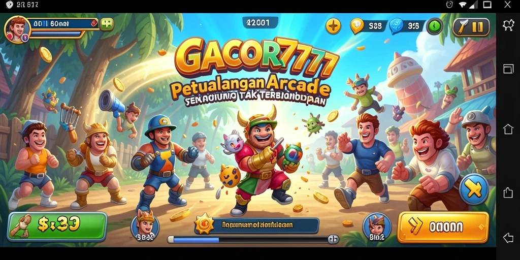 Tampilan menakjubkan dari gameplay GACOR777 yang penuh aksi.