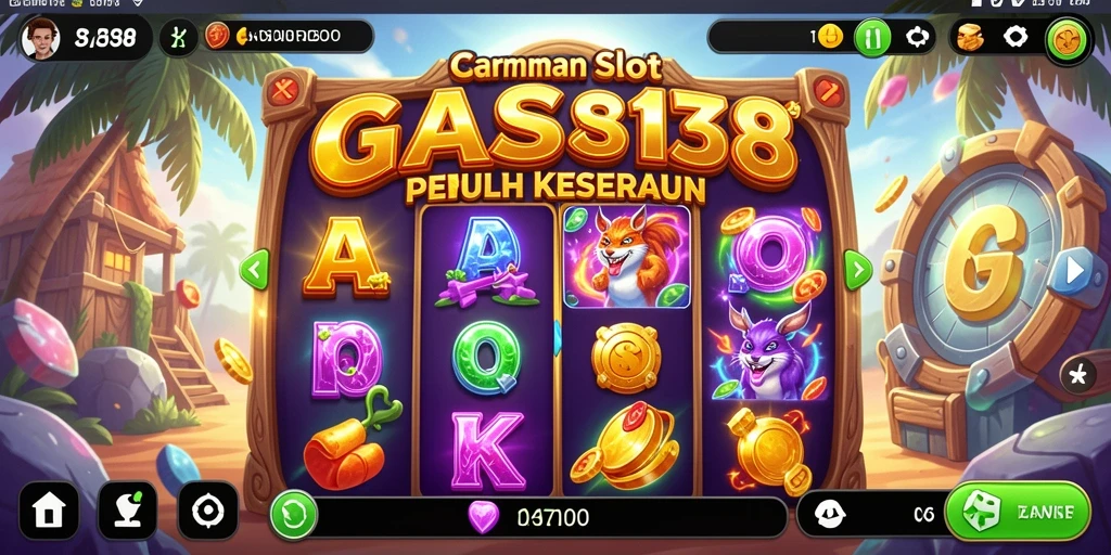 Tampilan gameplay yang menakjubkan dalam permainan Slot GAS138.