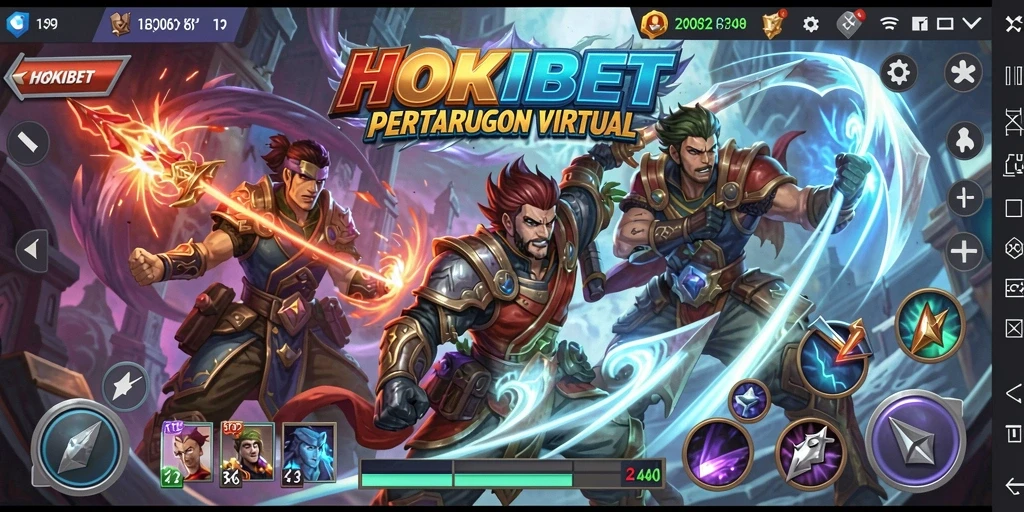 Tangkapan layar HOKIBET menampilkan aksi pertarungan yang mendebarkan.