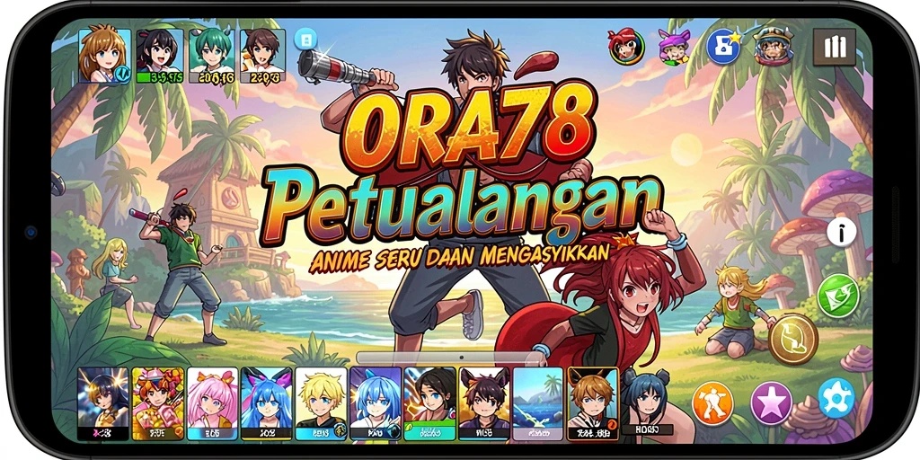 Tampilan menarik dari gameplay ORA78 yang memikat para pemain anime.