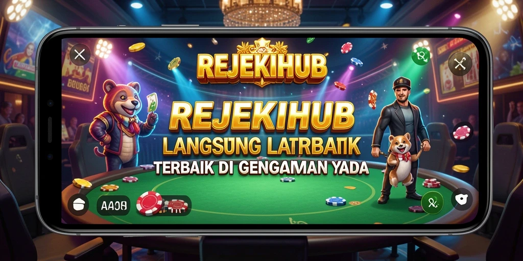 Tampilan gameplay Live Casino yang mendebarkan di REJEKIHUB.