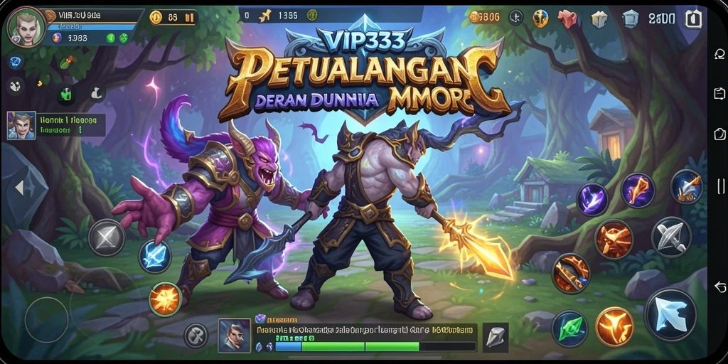Tampilan gameplay <strong>VIP333</strong> yang menakjubkan saat bermain MMORPG.
