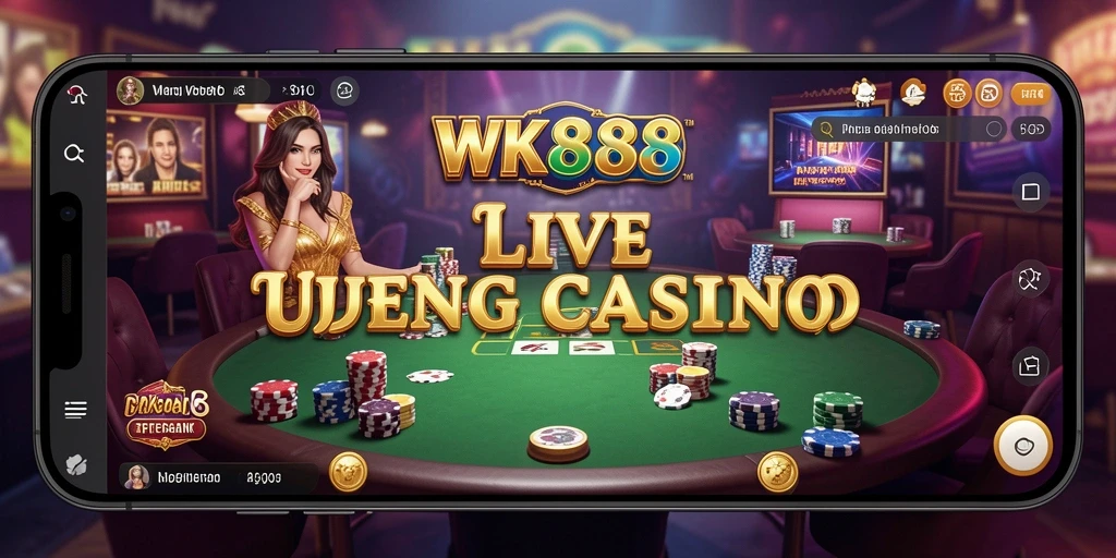 Tampilan menarik dari gameplay Live Casino WK888.