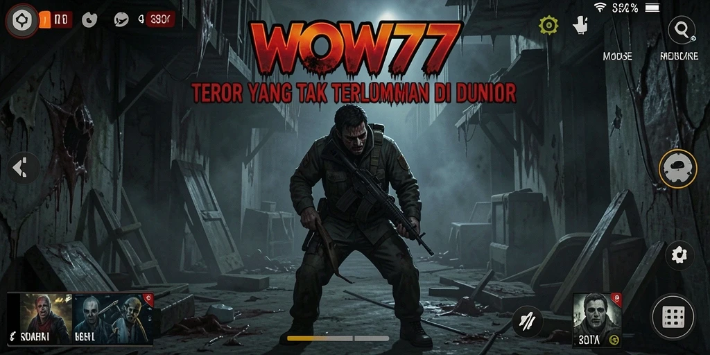Screenshot menampilkan momen menegangkan dalam gameplay Horror.